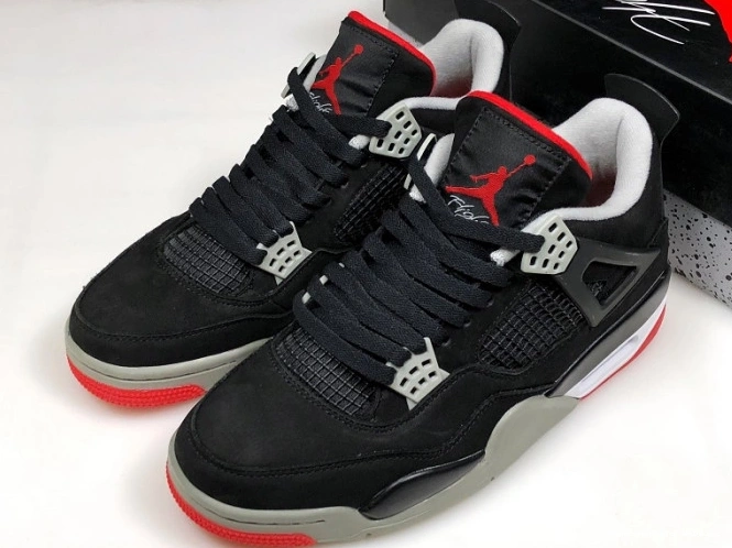 Official Maikesneakers RETRO 308497-060 BLACK JORDAN CEMENT 4 0805